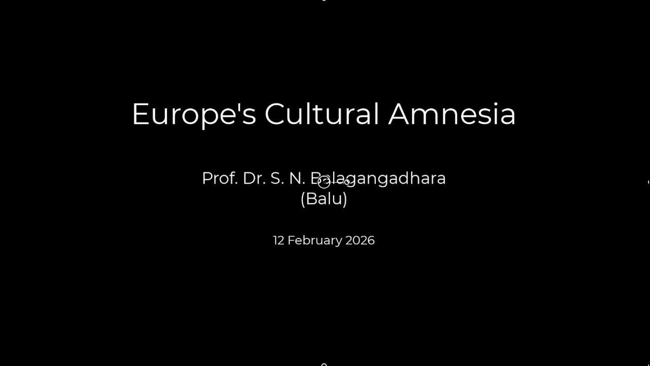 Europe's Cultural Amnesia
