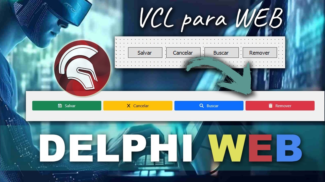 Delphi Web | Como Aplicar CSS nos botões VCL #D2Bridge #dicasdelphi  #developer #web