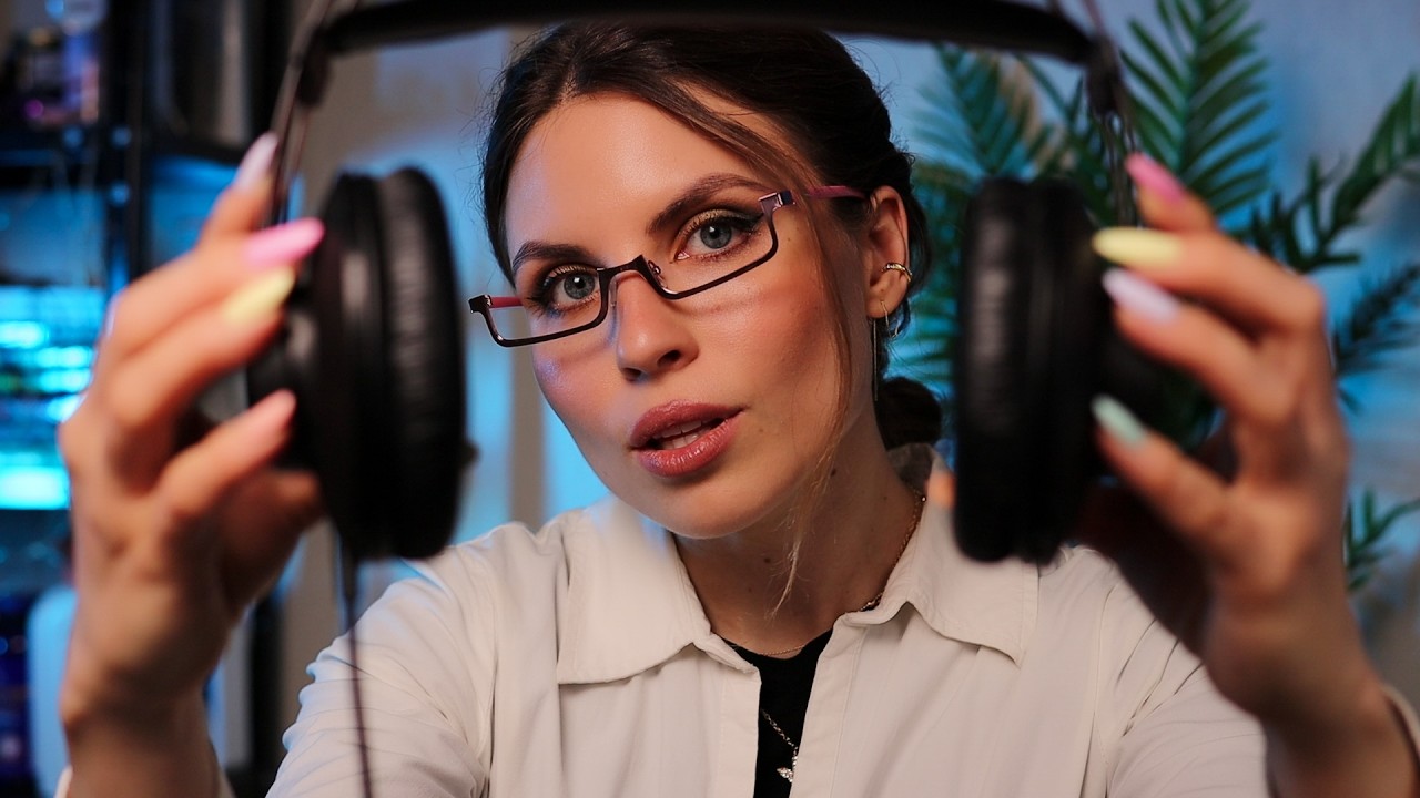 ASMR Extremely Detailed HEARING TEST | BEEP TEST, Tuning Forks, Snapping, Brushes