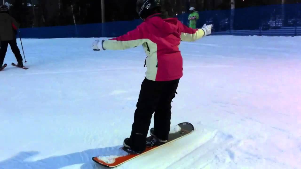 Aimee snowboarding