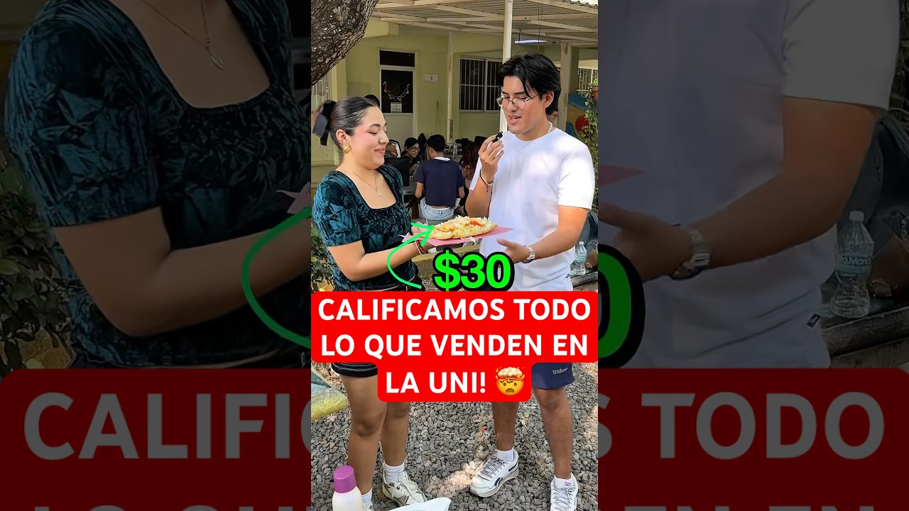 CALIFICAMOS TODO LO QUE VENDEN EN LA UNI 🤯🤣 #humor #comedia #lospqliares #shorts