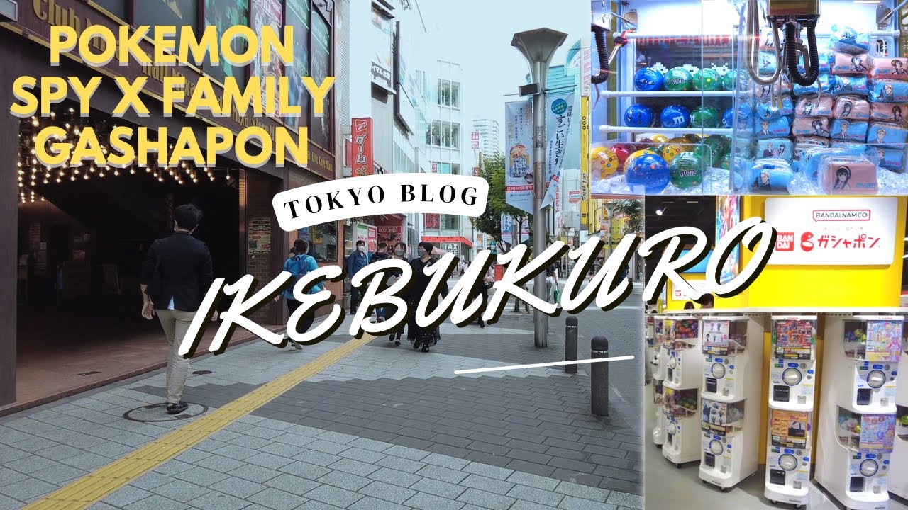 A fun day in Ikebukuro - activities and games, Pokemon and SPY x FAMILY merch and more
