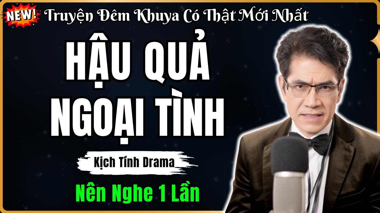 Radio Truyện Hay Nguyễn Ngọc Ngạn –  HẬU QUẢ NGOẠI TÌNH - Đọc Truyện Đêm Khuya Mới Nhất 2026
