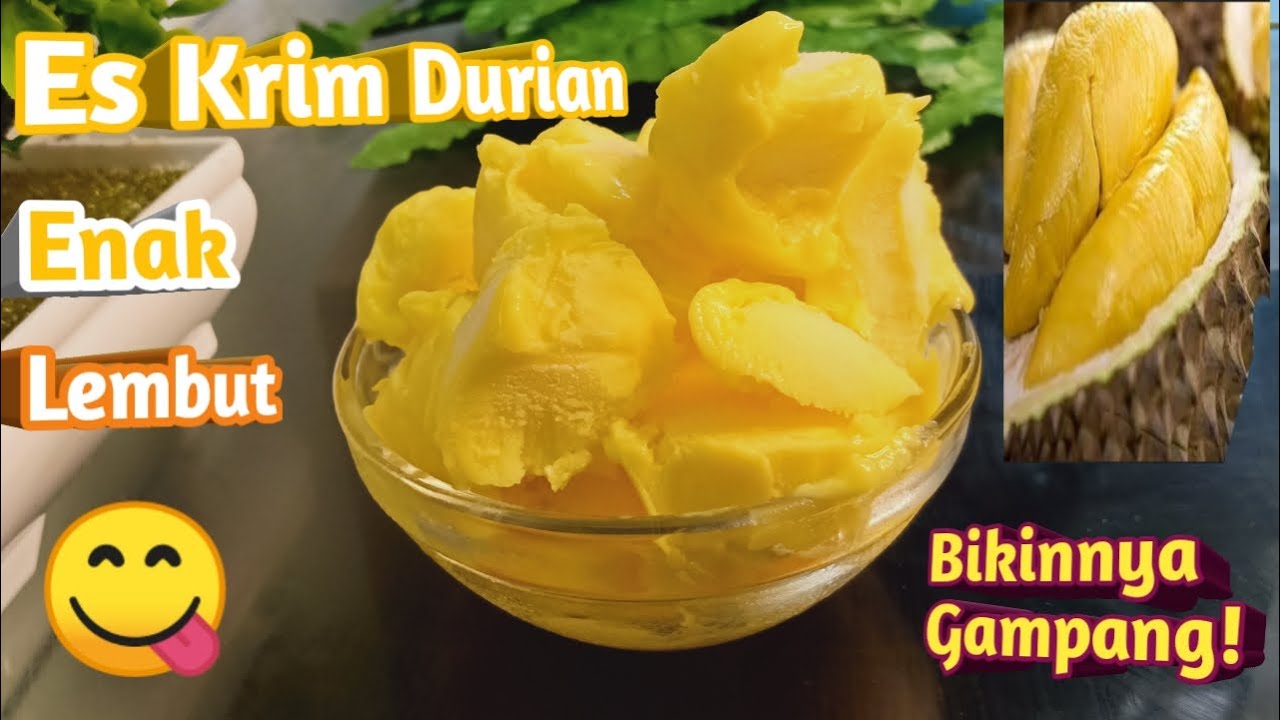 Resep ES KRIM DURIAN anti gagal | Resep es krim durian | episode 26