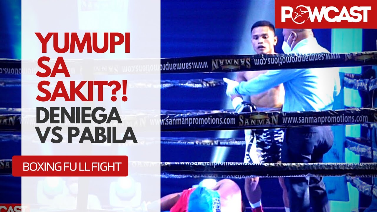 HINDI na BUMANGON! RV Deniega vs Jerry Pabila Boxing Full HD BOXING