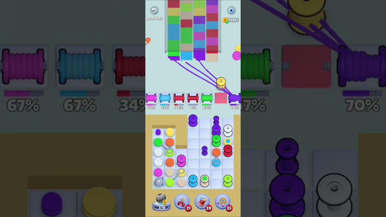 Knit Out Level 1187 Walkthrough Solution 