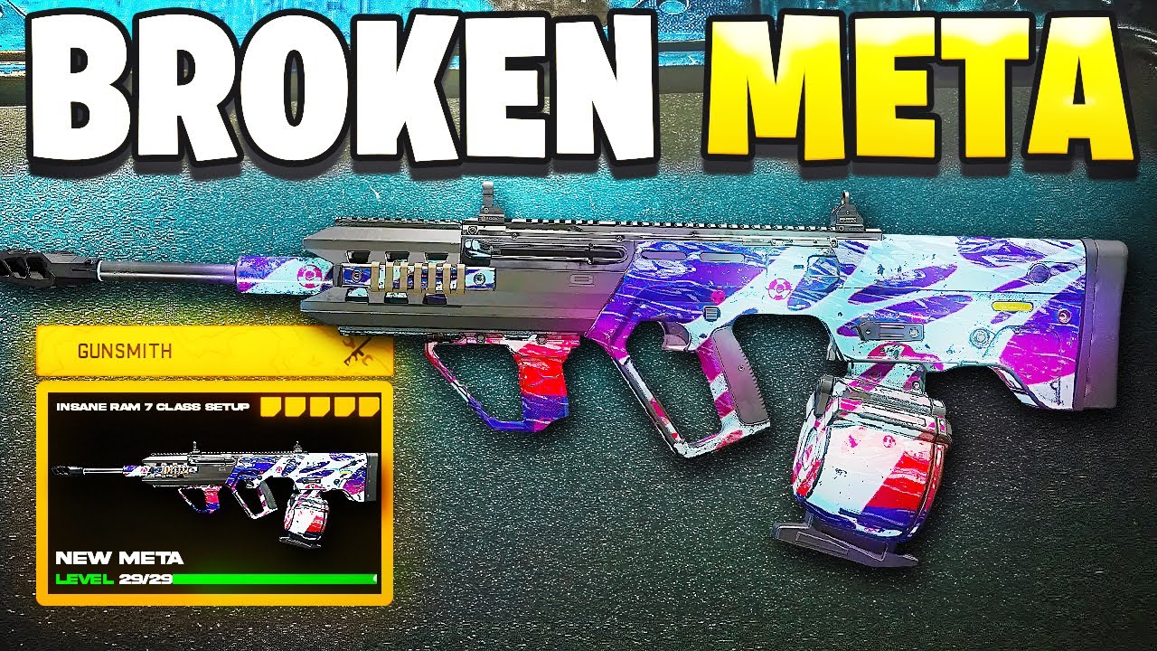 the *ZERO RECOIL* RAM-7 is STILL META in Warzone 3! 🤯 (BEST RAM-7 CLASS SETUP) - MW3