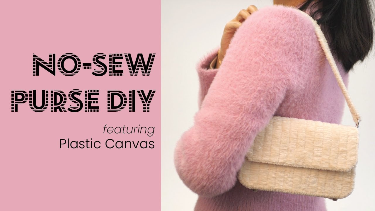 No-Sew Purse DIY featuring Plastic Canvas