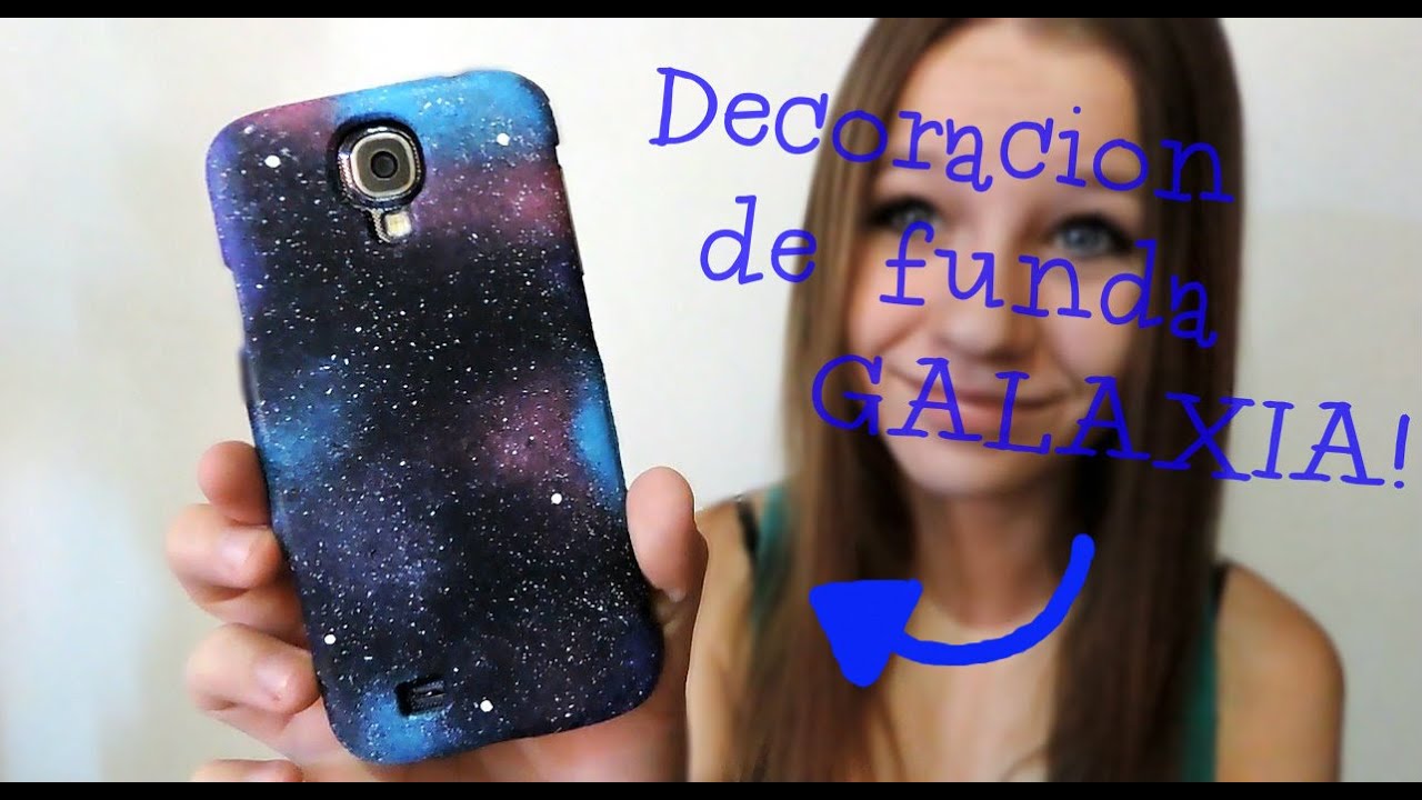DIY - Decoración de funda galáctica - Galaxia