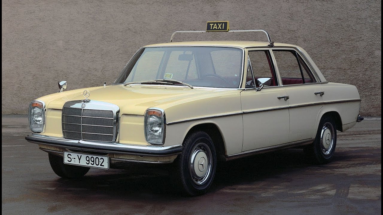 Mercedes Taxi Stroke Eight w115 of the 1970s