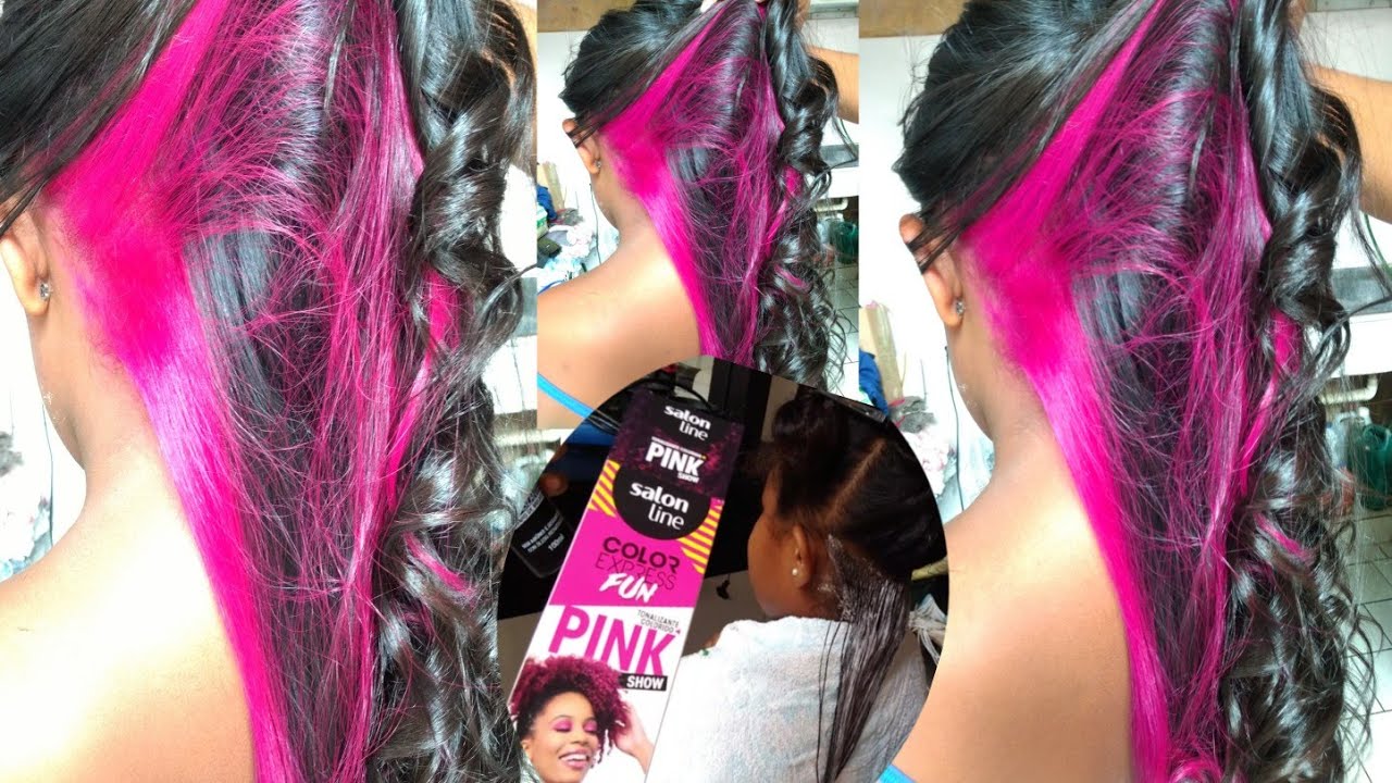 COMO PINTAR O CABELO DE ROSA/ passo a passo