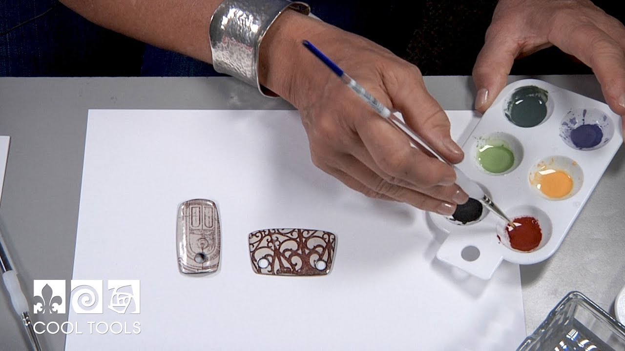 Cool Tools | Painting with Ferro® Sunshine Enamels by Jan Harrell
