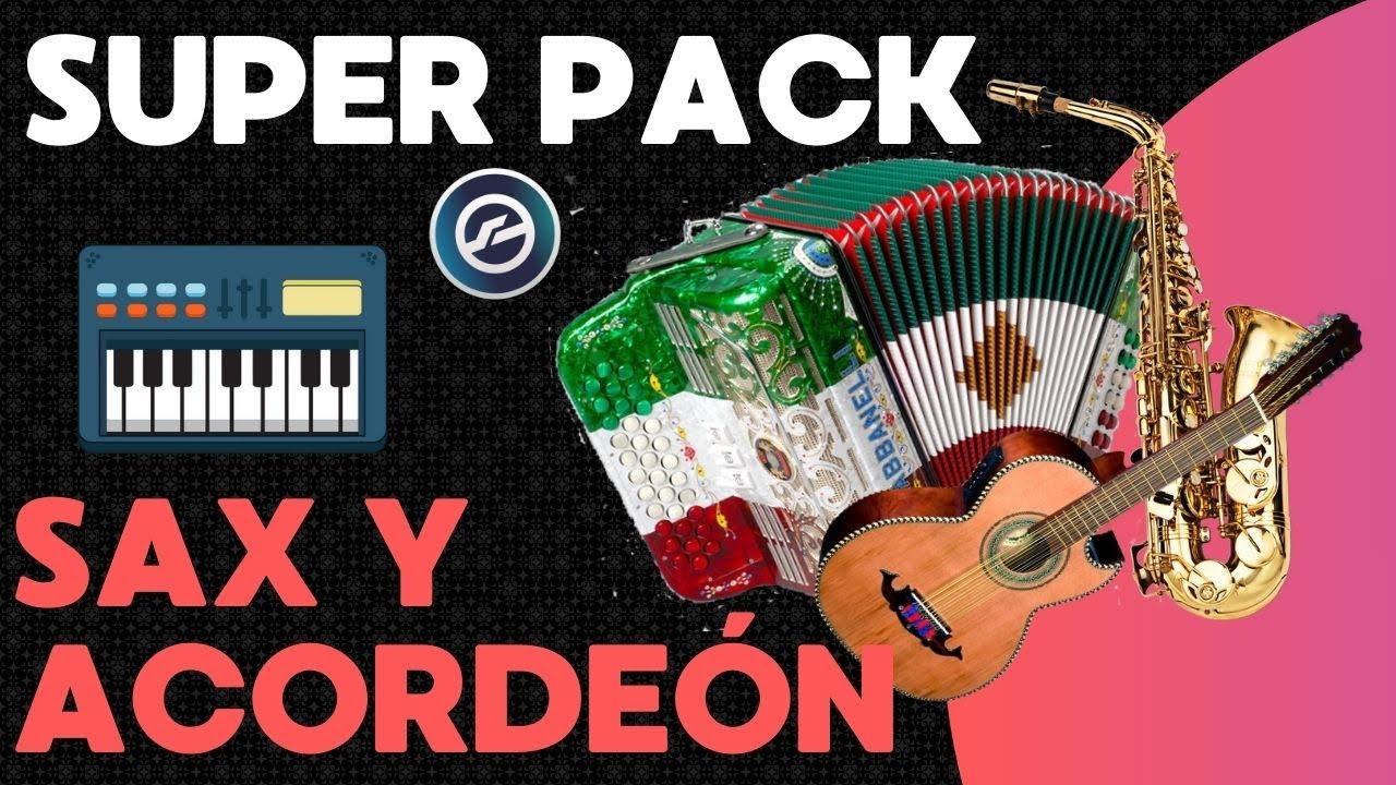 Super Pack de Samples Acordeón y Sax en TODOS LOS TONOS para Kontakt