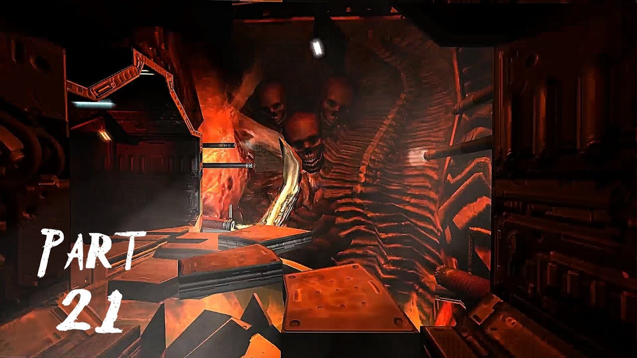 Doom Slayers Collection - Doom 3 Walkthrough Part 21 - Replacing Door Panel (PS4)