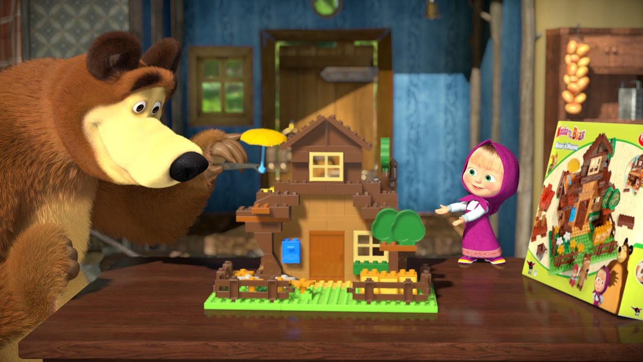 NEW Construction Set with Masha &ndash; Build the Bear&rsquo;s House