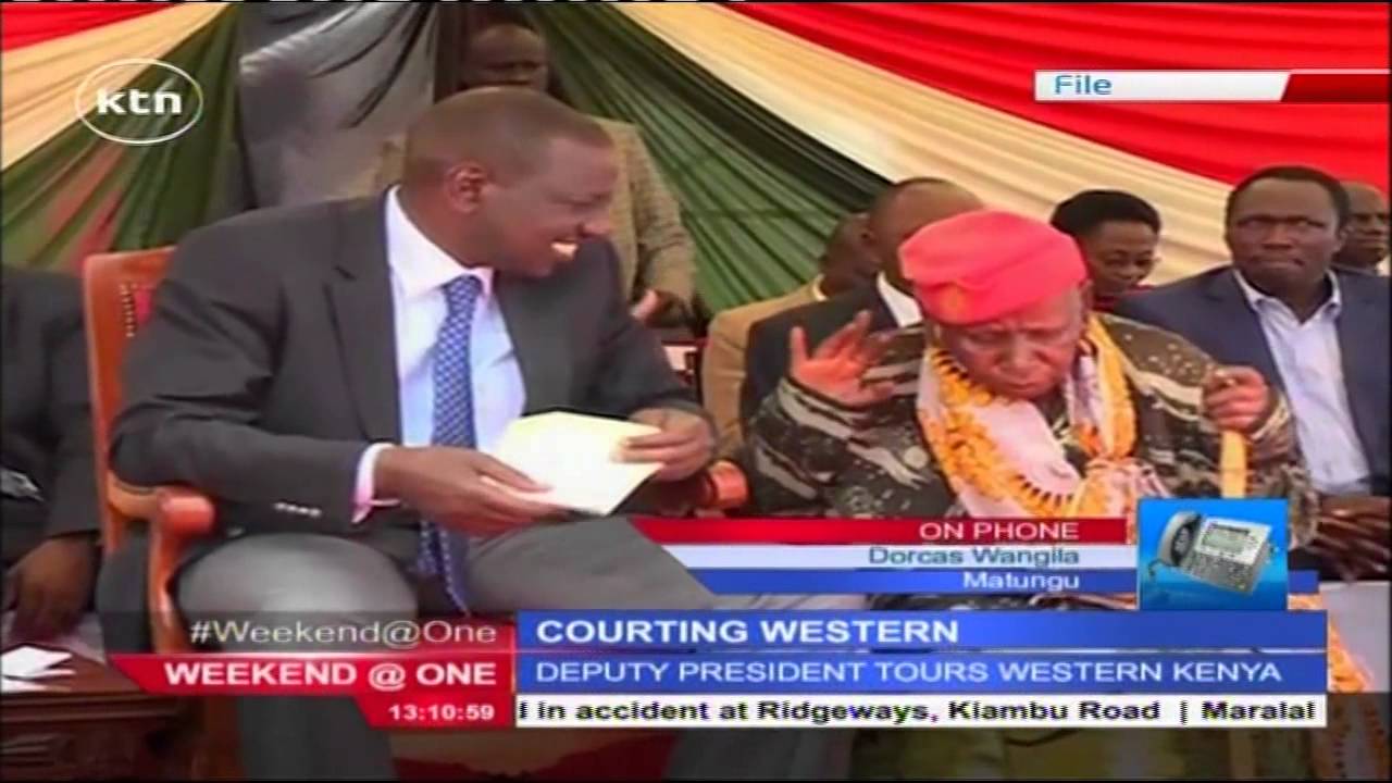 Deputy President William Ruto attends church service in Matungu on his tour of Western Kenya