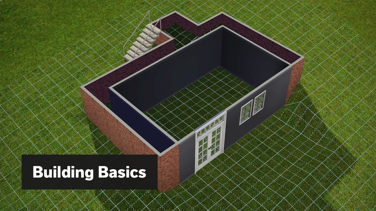 Подвалы с выходом из дома • Основы строительства в The Sims 3