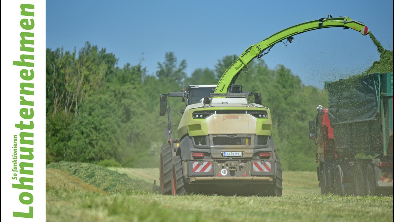 Claas Jaguar 1200 im Einsatz - 1100 PS starke Raubkatze