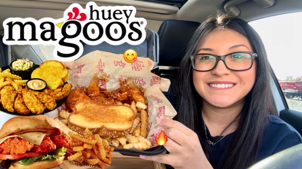 HUEY MAGOO'S MUKBANG!! 🐔🔥😋 (Sweet Heat Chicken Tenders, Garlic Parmesan Tenders & Buffalo Sandwich)