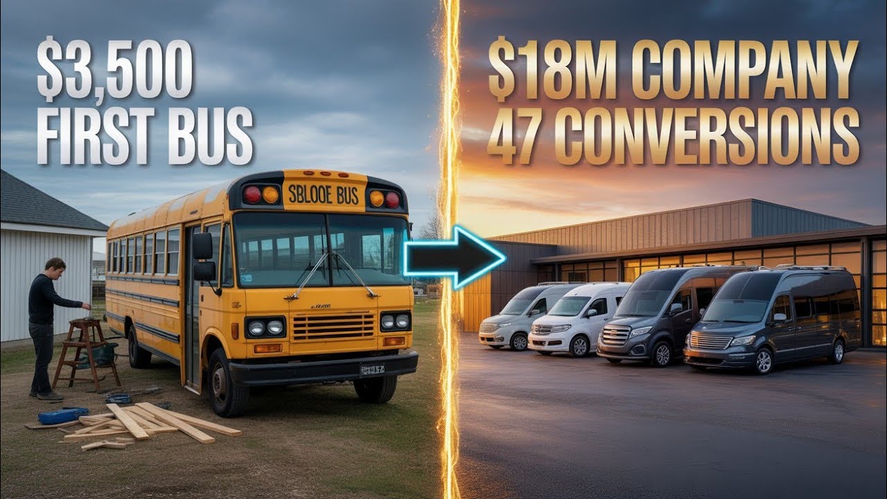 He Turned a $3,500 Junkyard Bus Into an $18,000,000 Empire at 27