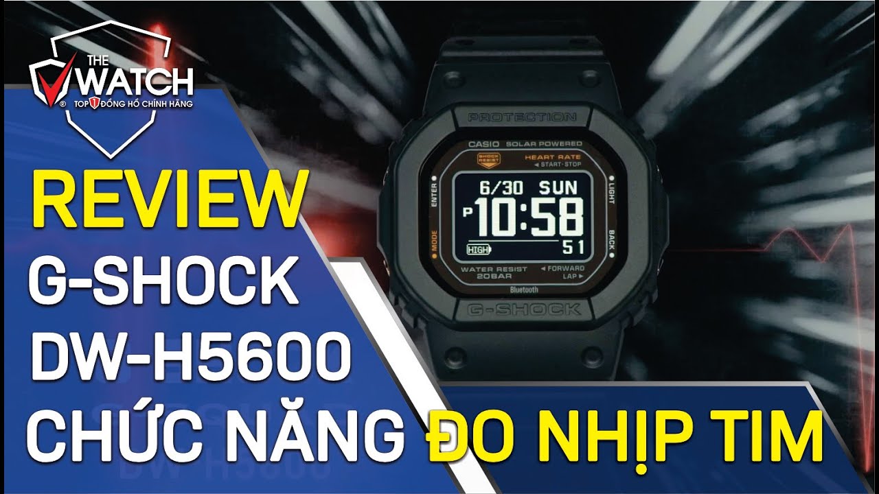 [REVIEW] DW-H5600 ĐỒNG HỒ CASIO G-SHOCK G-SQUAD ĐO NHỊP TIM - MỚI NHẤT 2023
