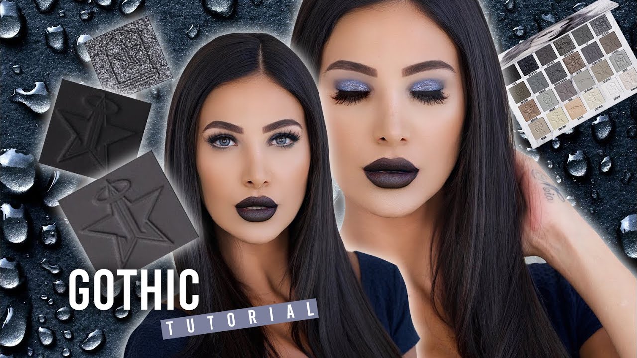Jeffree Star Cremated Palette Tutorial  - Wearable Goth Eyeshadow Look