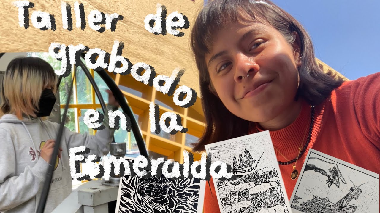 Taller de grabado en La Esmeralda ENPEG