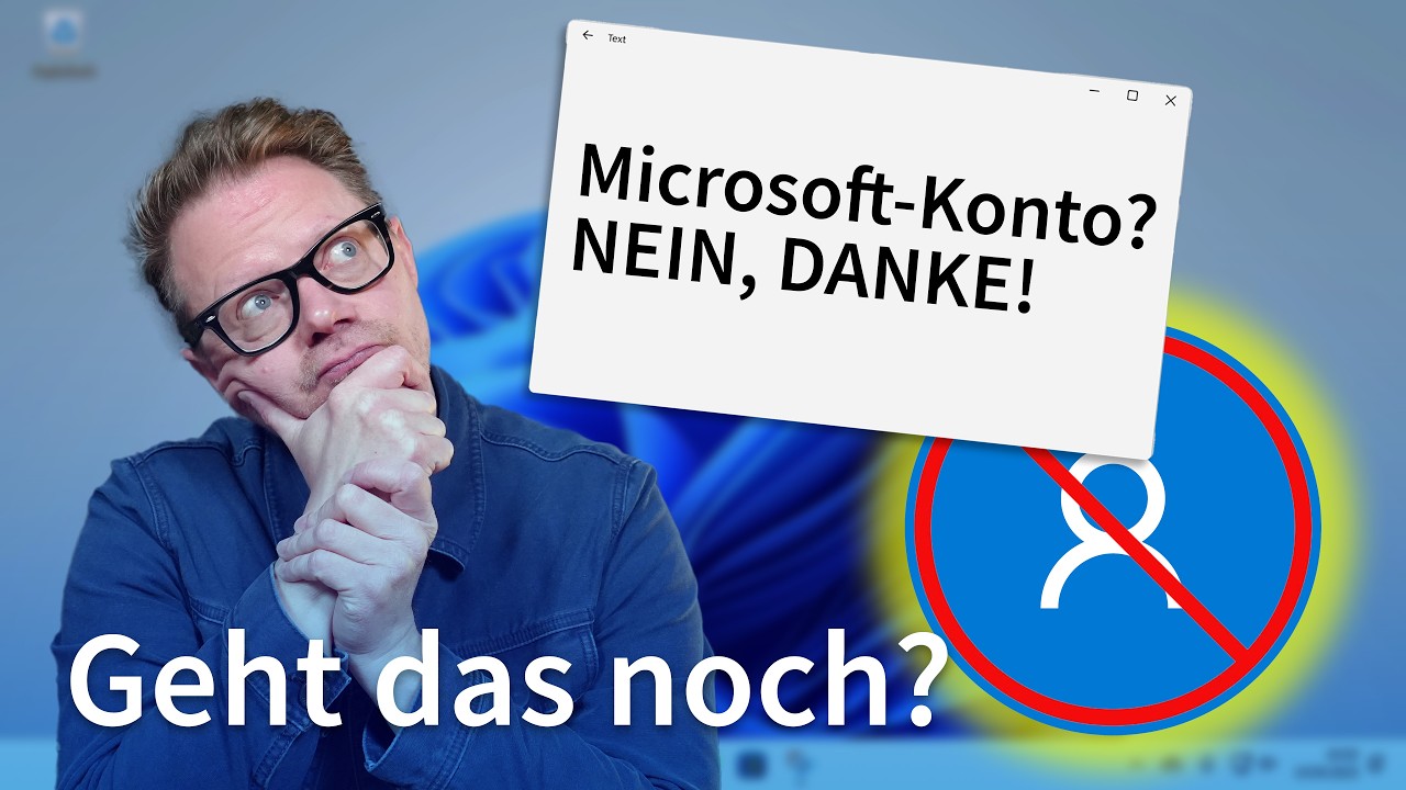 Anleitung: Windows 11 ohne Microsoft-Konto nutzen