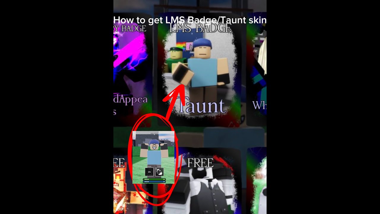 How to get LMS Badge/Taunt skin