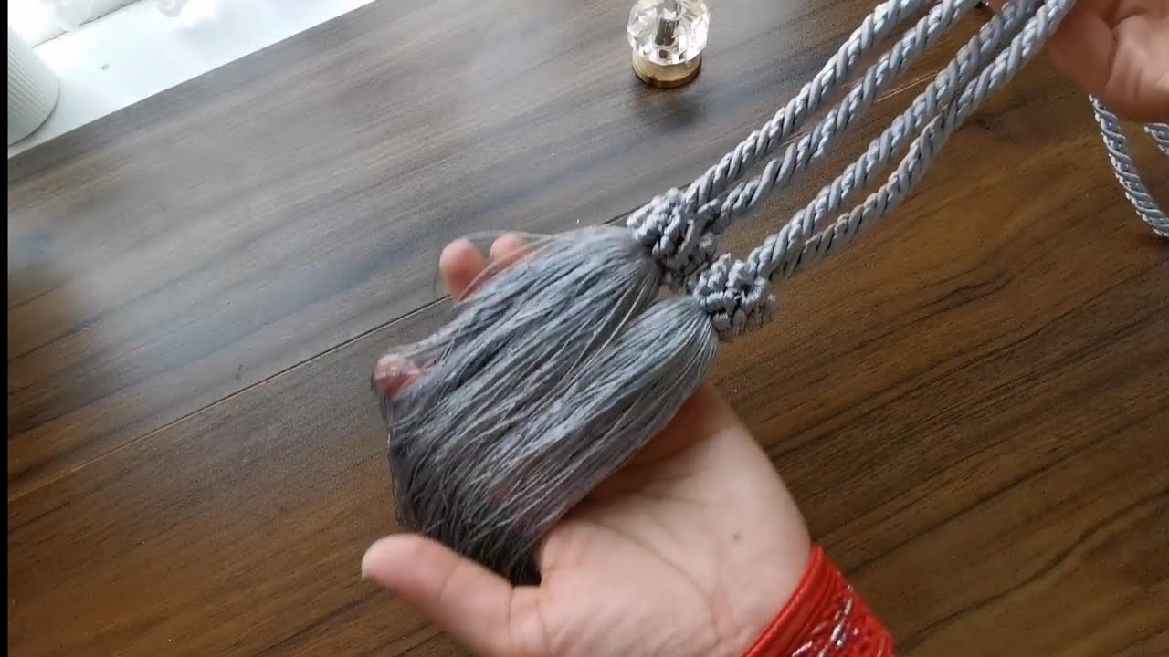 Diy Curtains tieback idea