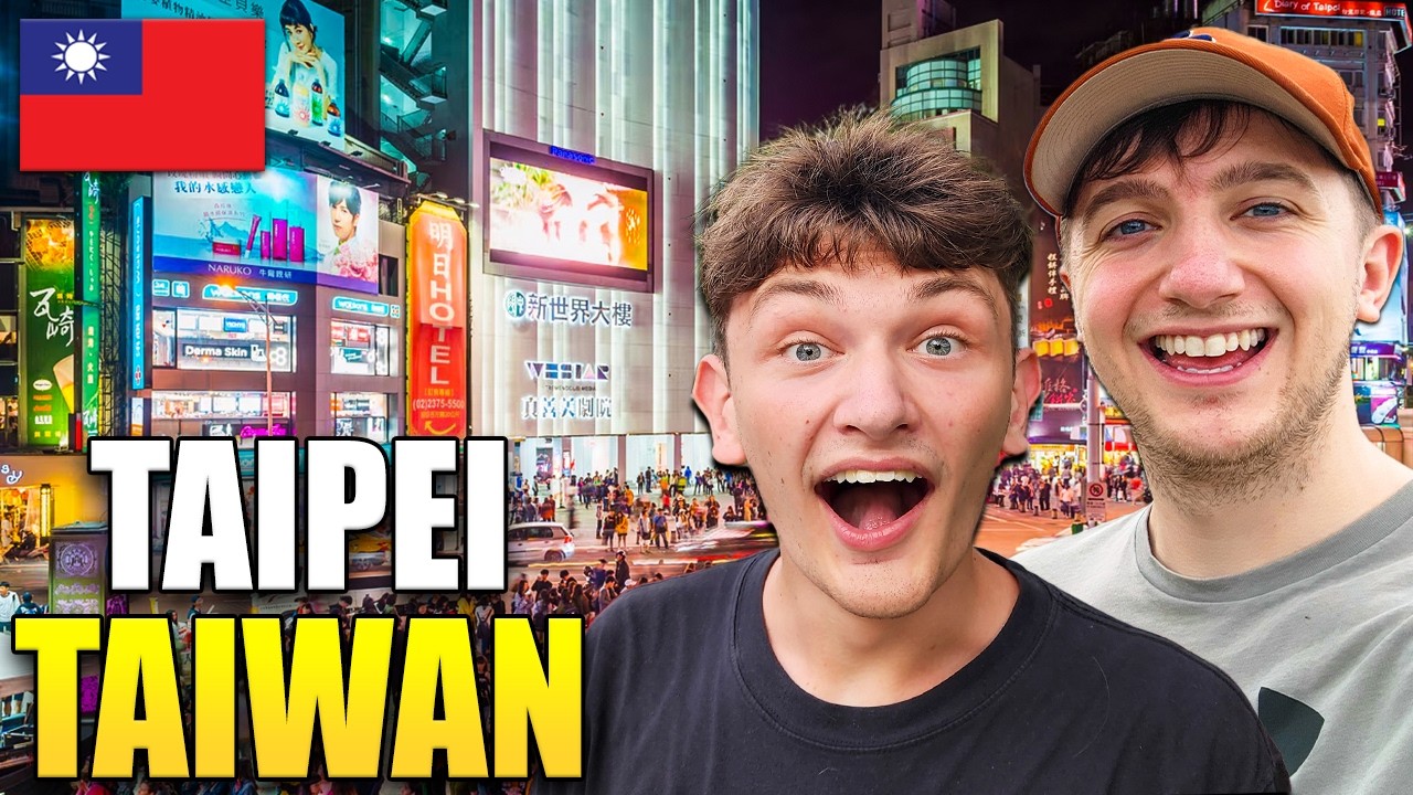 Our First Time in TAIWAN! | We Were NOT Expecting This in TAIPEI  🇹🇼