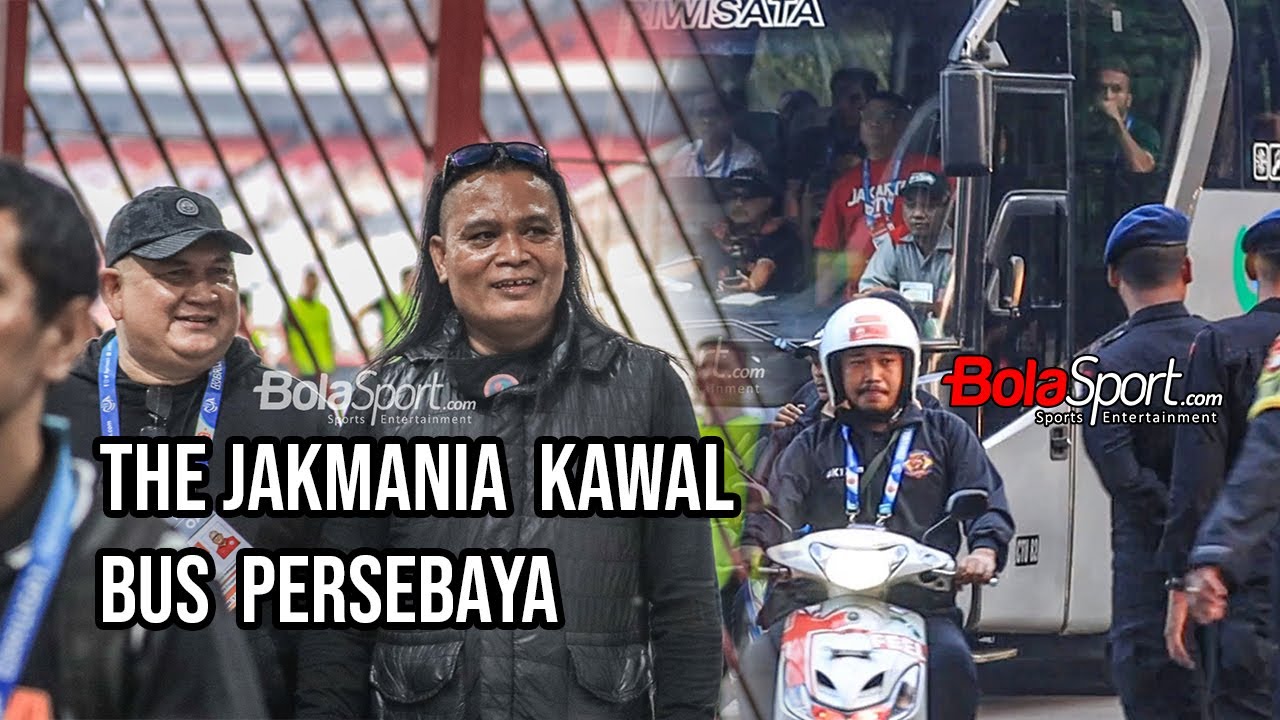 Bonek Wajib Lihat Momen Bus Persebaya Dikawal Suporter Persija The Jakmania Jelang Laga Liga 1 2023