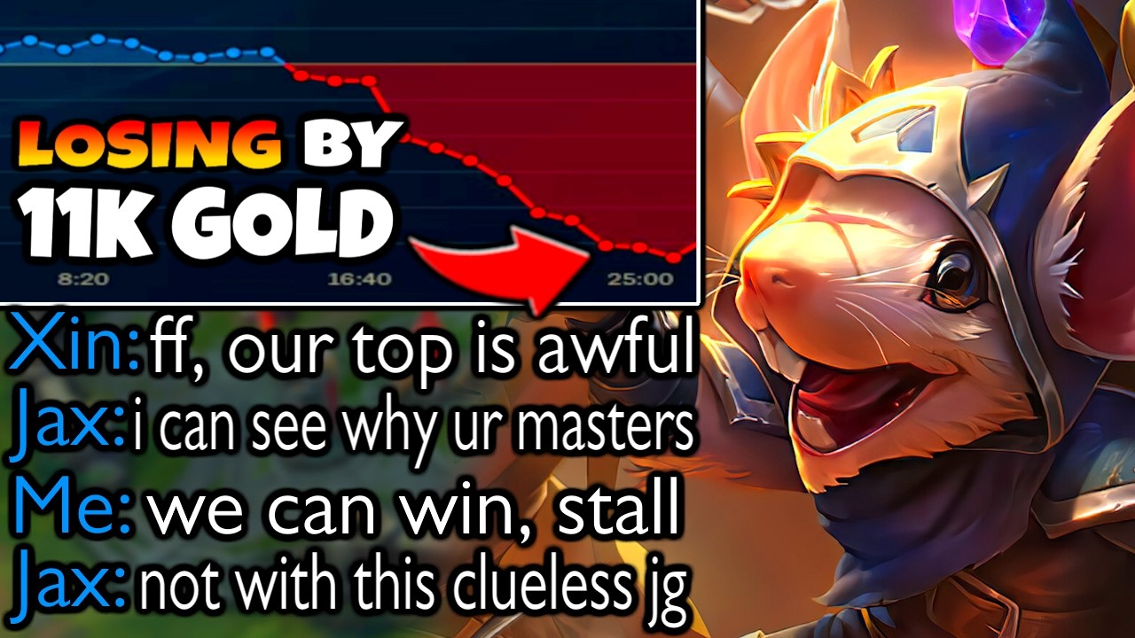 Losing by 10k? Team raging at each other? It's fine, AP Twitch Mid can carry these
