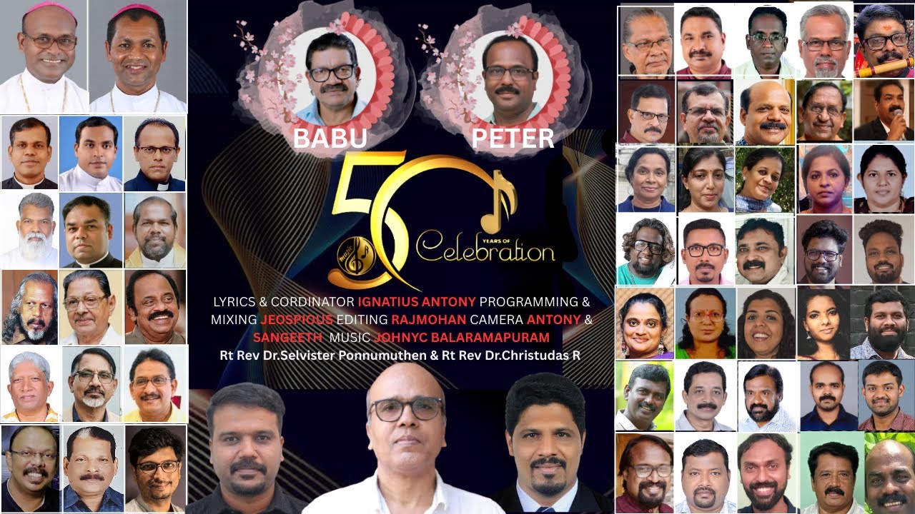 JUBILEE SONGBABUPETERRt Rev Dr. Selvister PonnumuthenRt Rev Dr.Christudas RJohny CIgnatius