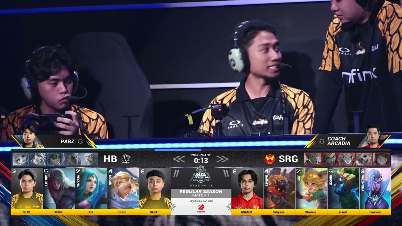 MPL MY S13 - W1D1- HB VS SRG - Game 1