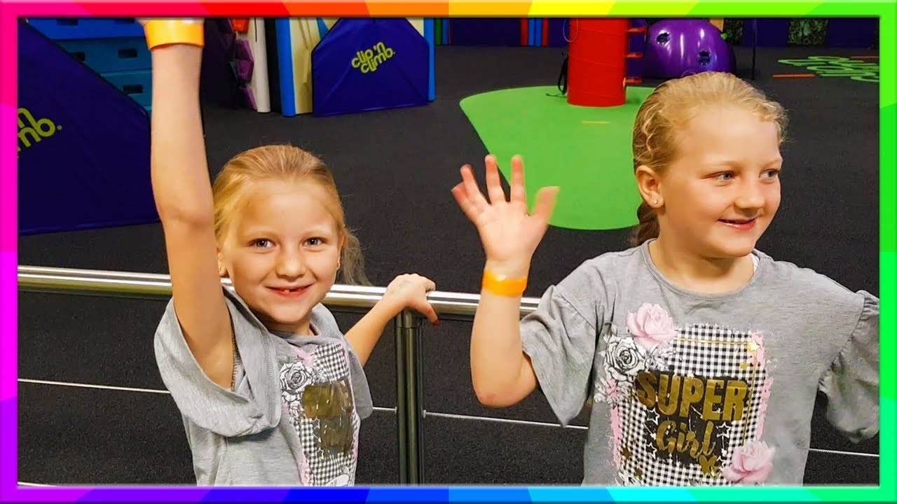 Climbing Centre Leap of Faith Challenge Clip n Climb Nottingham  | Hannah and Jessica