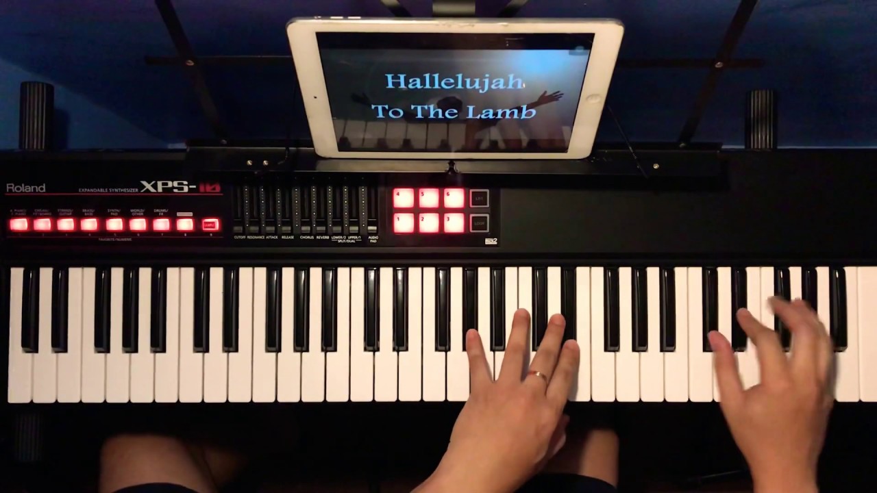 HALLELUJAH TO THE LAMB Instrumental - Midied Piano