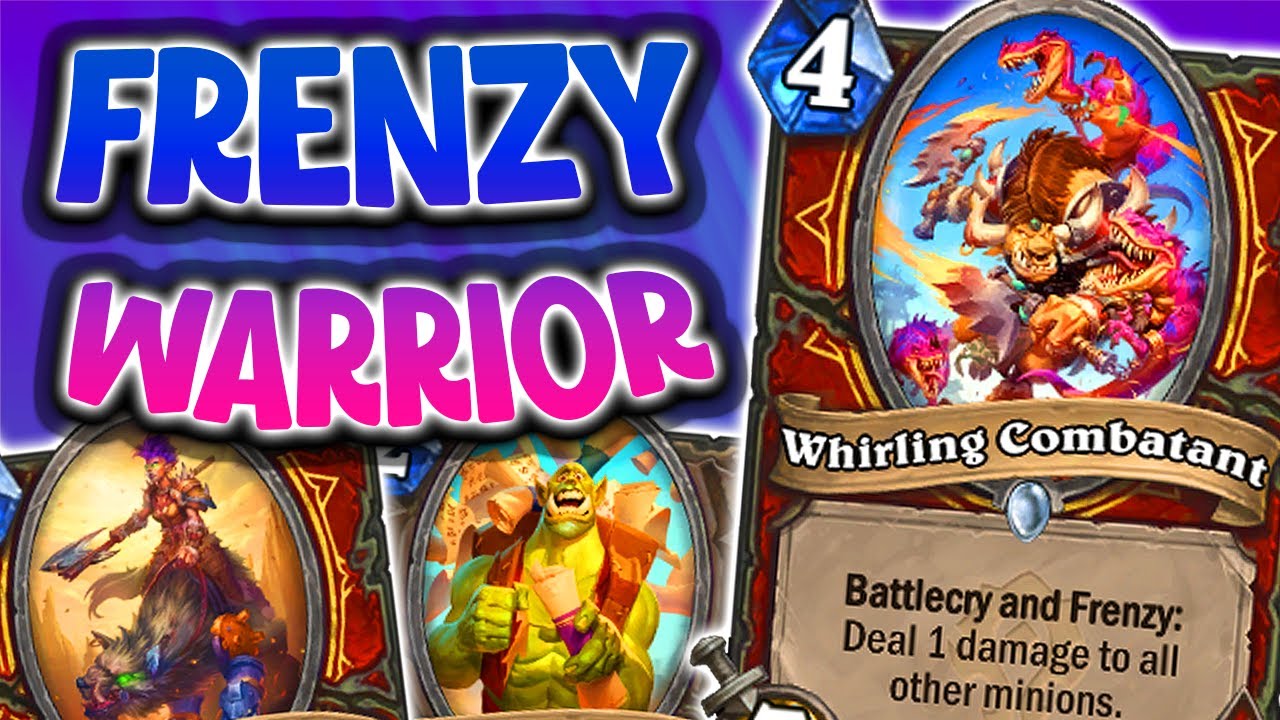 BUFFED Frenzy Warrior Surprisingly Good | Forged in the Barrens | Hearthstone
