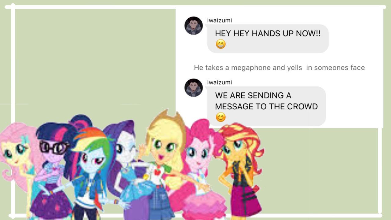 Cafeteria song|| Mlp || Haikyuu texts||