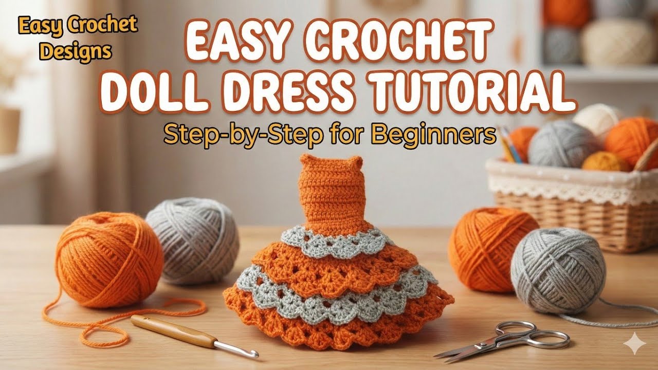 The VIRAL Ruffled Doll Dress: Looks Complicated, Actually SUPER Easy! #clothingdesign 