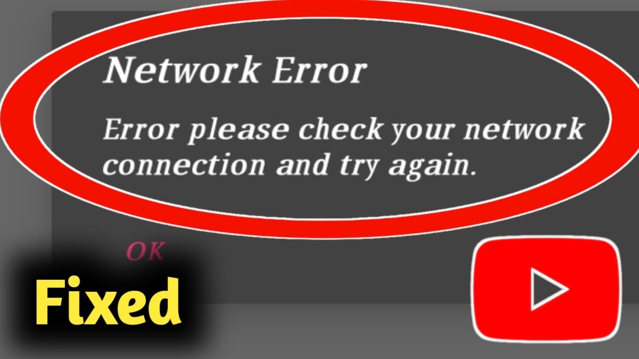 Fix YouTube Error Please Check Your Network Connection Problem Solved