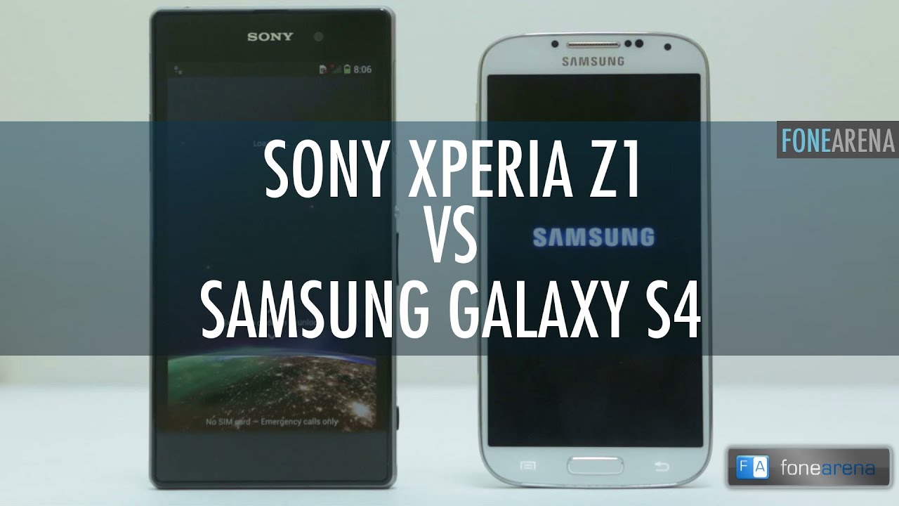 Sony Xperia Z1 Vs Samsung Galaxy S4