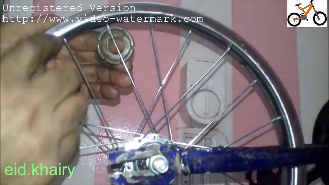 كيف تتعلم ضبط طارة لعجلة فى منزلك Bicycle repair