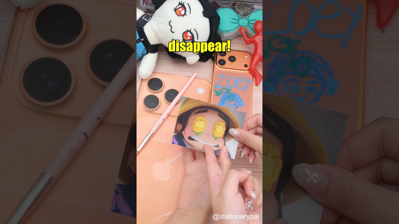 Волшебный трюк с рисунком Зои ✨#шорты