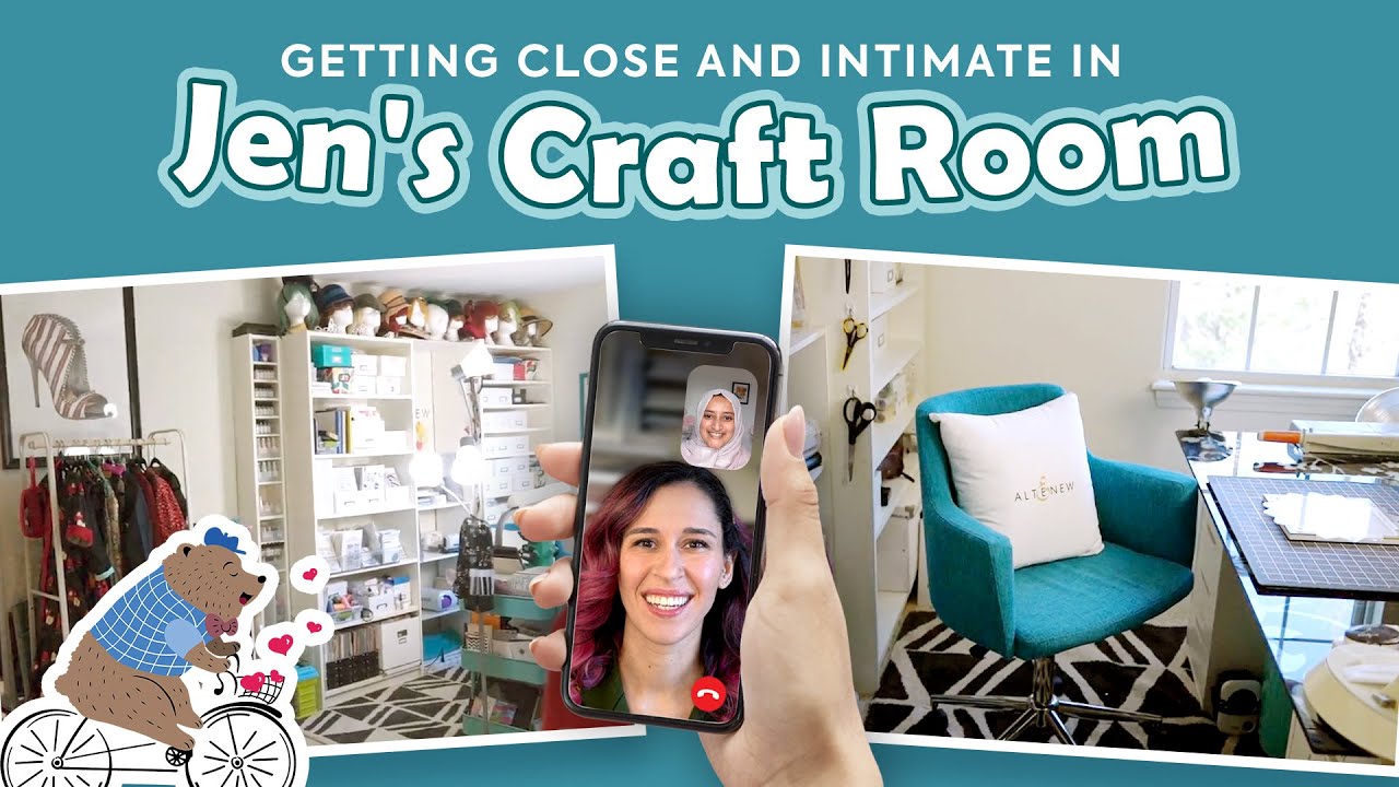 Jen's Epic Craft Room Tour! You Won't Believe What's Inside | Altenew 9th Anniversary Special