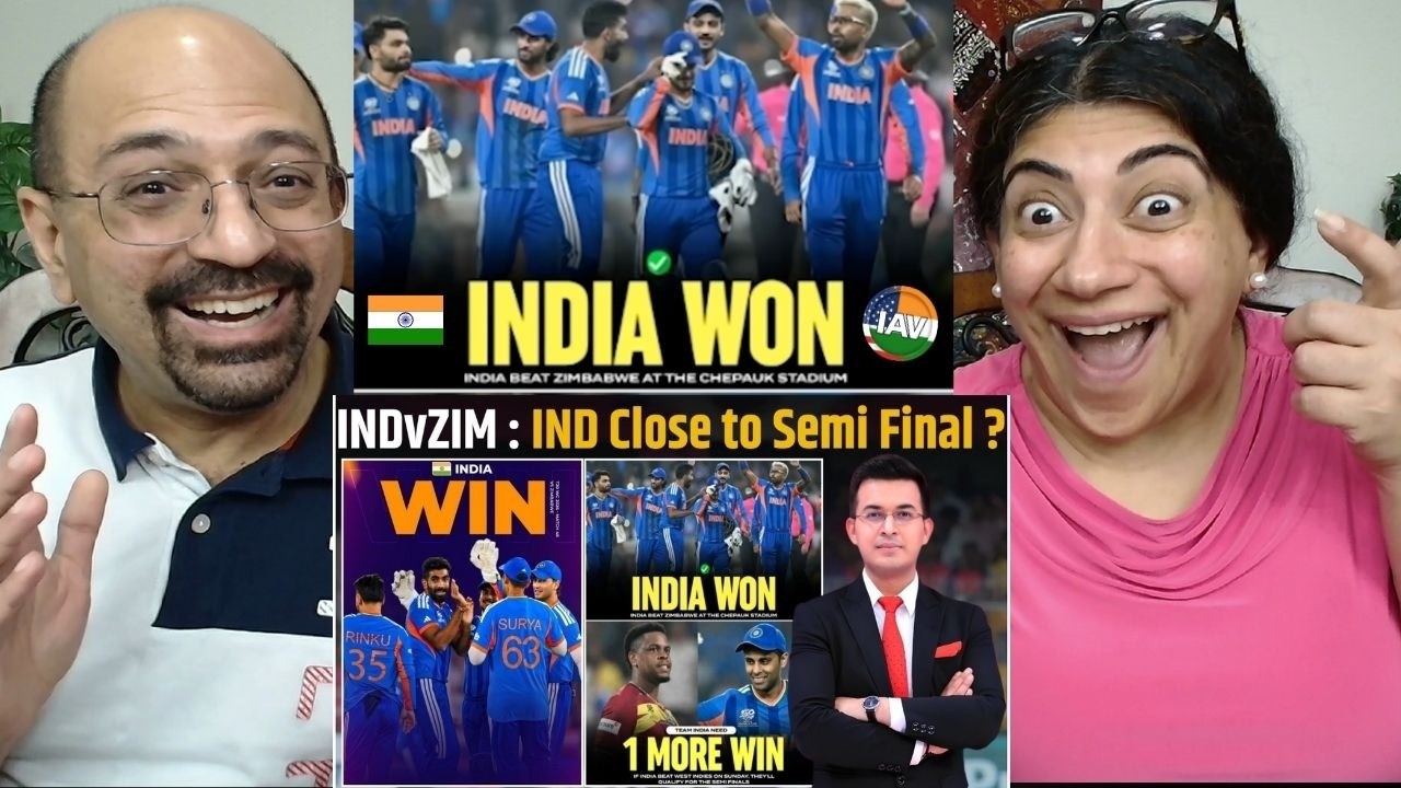 IND vs ZIM : IND beat ZIM by 72 runs in Chennai to keep semis hopes alive!