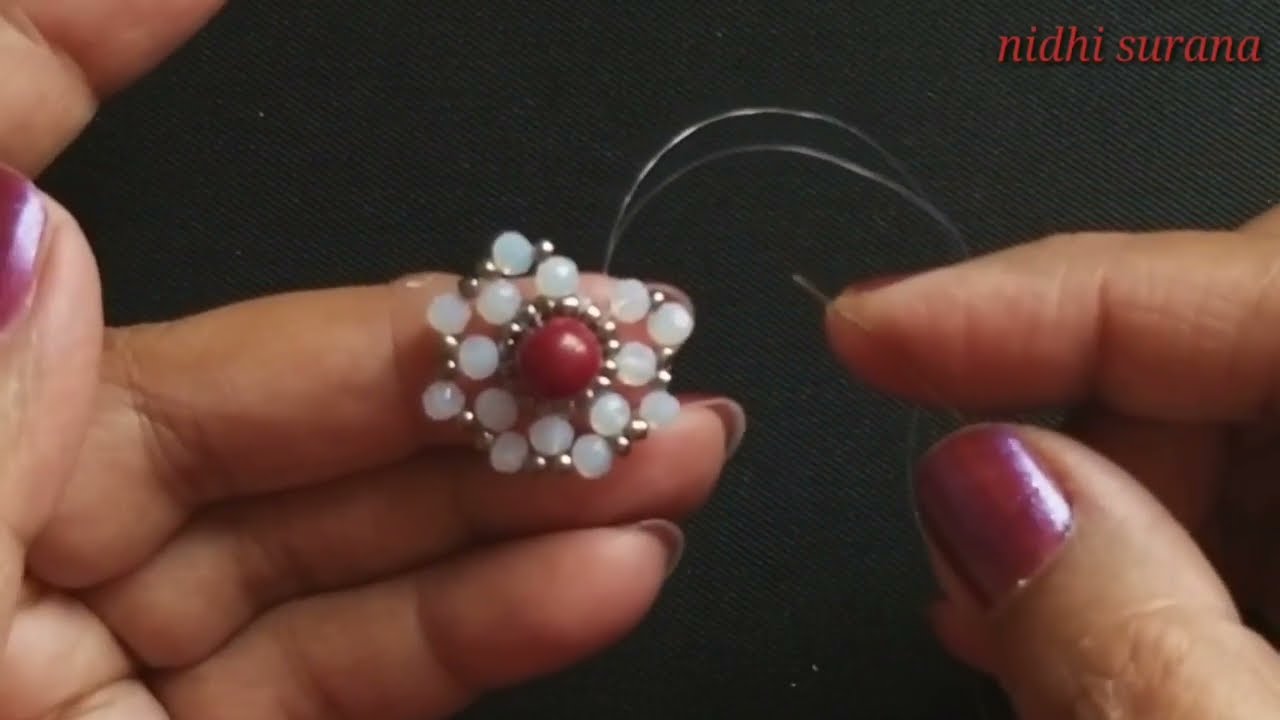 ⚜️Crystal Flowers, Beaded Jewelery/Aretes/Pendientes Tutorial diy