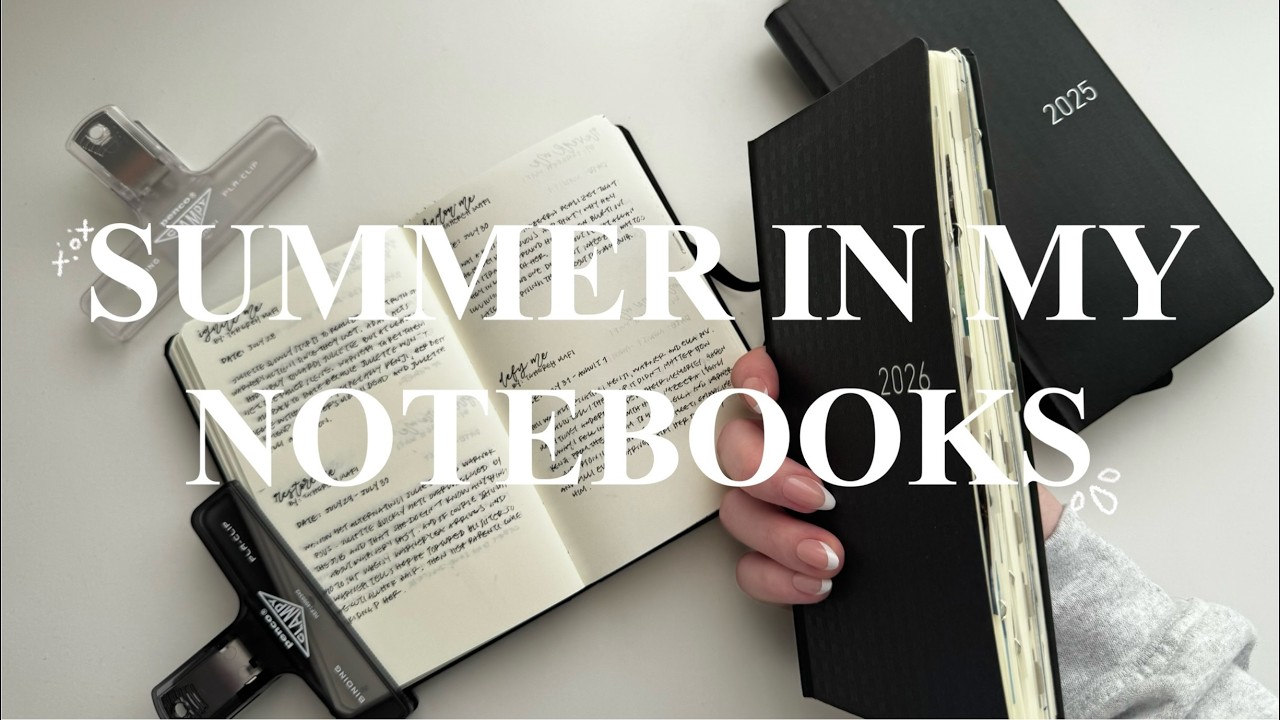 Лето в моих блокнотах | запуск Hobonichi, пересмотр &laquo;Человека-паука&raquo;, покупки канцелярии