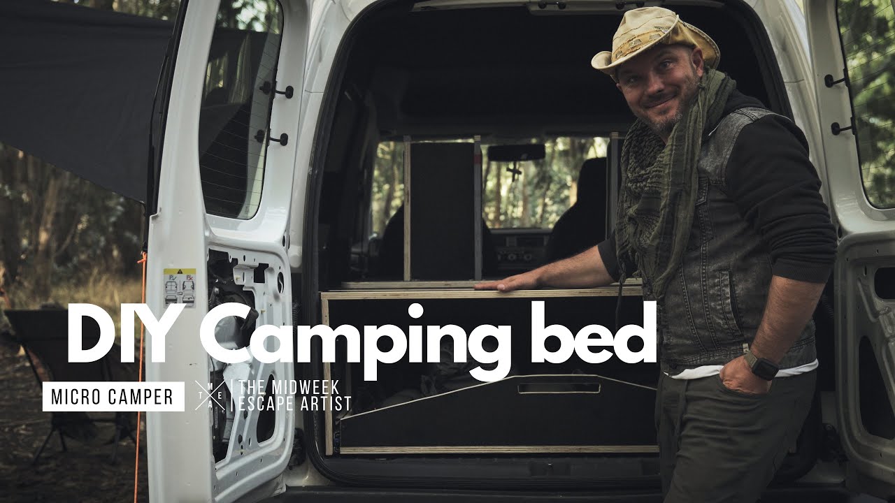 MY DIY BED AND STORAGE | VW CADDY MICRO CAMPER
