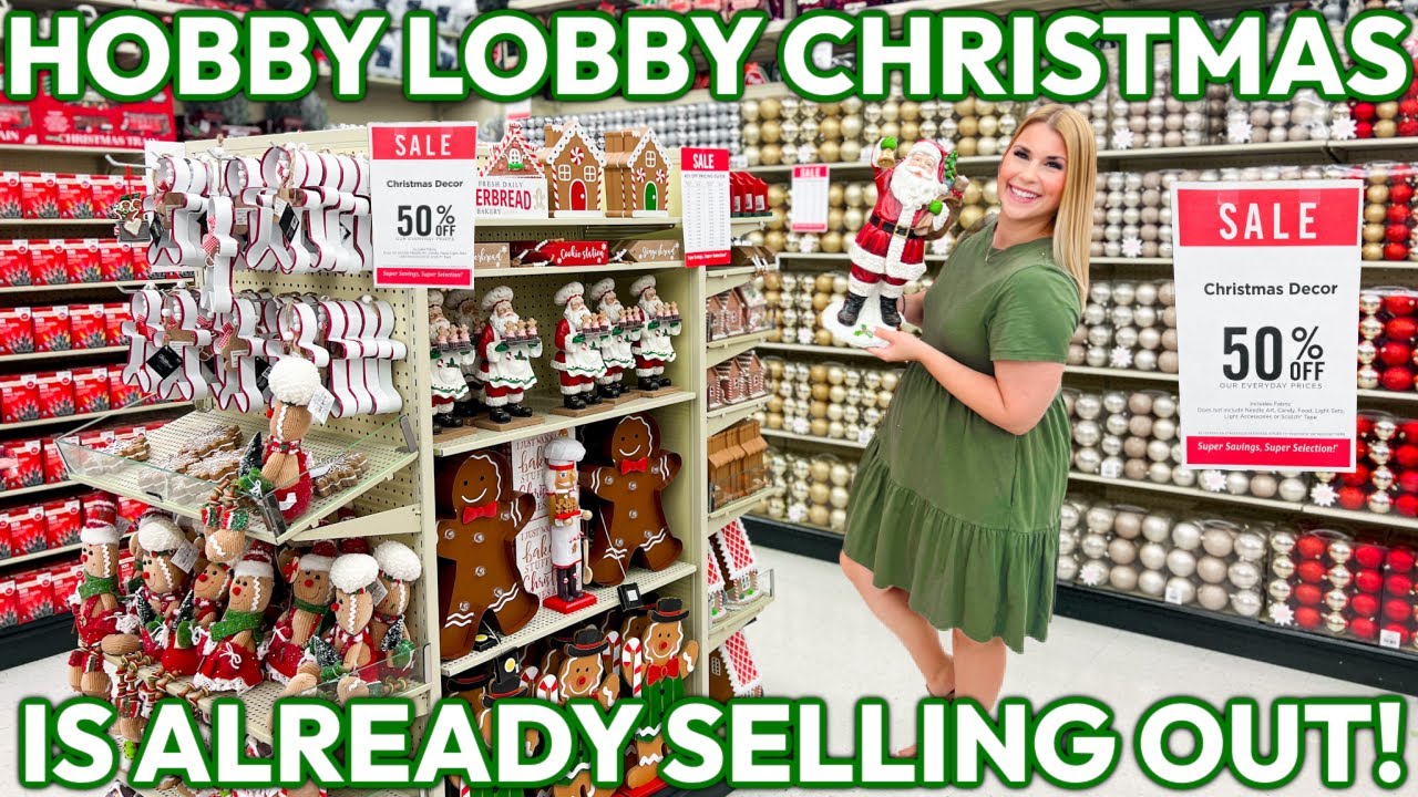 РОЖДЕСТВЕНСКИЙ ДЕКОР ДЛЯ HOBBY LOBBYY УЖЕ РАСПРОДАН И НЕ ПОЯВИТСЯ?! 🎄 | Скидка 50% на рождественс...